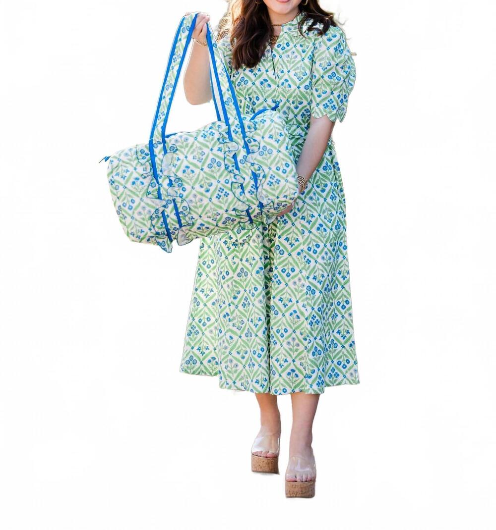NEW HEART OF GRACE grace maxi dress in jardin bleu